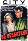 Jansma Jacob, Movie: Corinne Luchaire en Jean Pierre Aumont in " De Deserteur", poster