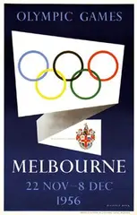 Beck Richard, Olympic Games Melbourne, 1956, poster