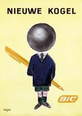 Savignac Raymond, BIC Nieuwe Kogel, 1961, poster