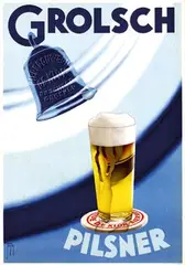 Jansma Jacob, Grolsch Pilsner, poster