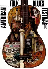 Kieser Günther, American Folk Bleus Festival, 1968, poster