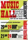 Elffers Dick, Music Hall nachtconcert, poster