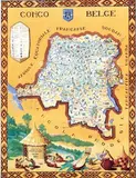 Laboulais, Congo Belge, 1949, poster