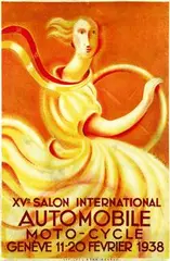 Prina André J., Salon Int. Automobile Genève, 1938, poster