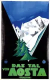 Giuseppe Magagnoli, Das Tal von Aosta, poster