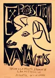 Pablo Picasso, Exposition Vallavris, 1952, poster