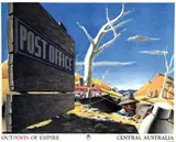 John Wickery, Outposts of Empire Central Australia, 1937, poster