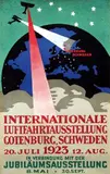 Carl Meurling, Internationale Luftfahrtausstellung Gotenburg, 1923, poster