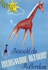 F. Molsen, Diergaarde Blijdorp, poster