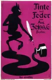 Thomas T. Heine, Tinte und Feder, 1897, poster