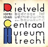 Gerrit T. Rietveld, Centraal Museum Utrecht Rietveld, 1958, poster