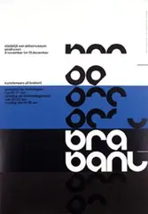 Will van Sambeek, kunstenaars uit brabant, 1963, poster