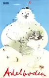 Herbert Leupin, Adelboden, 1947, poster