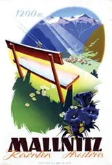 Hans Ebner, Mallnitz Austria, poster