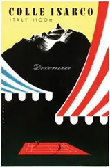 Arthur Zelger, Colle Isarco, 1952, poster