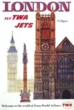 David Klein, TWA London, poster