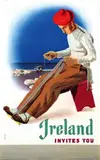 Auguste Melai, Ireland invites you, poster