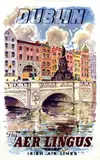 Auguste Melai, Aer Lingus Dublin, 1952, poster