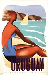 G. Bazzoni, Uruguay, poster