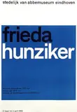 Willem H. Crouwel, frieda hunziker, 1962, poster