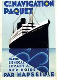 Max Ponty, Cie. de Navigation Paquet, poster