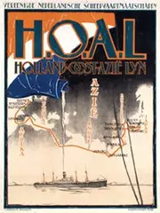 Gerrit van Duffelen, Holland-Oost-Azië Lijn, 1922, poster