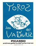Pablo Picasso, Toros Vallauris, 1957, poster