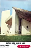 Le Corbusier, Chapelle Notre-Dame-Du-Haut, 1955, poster