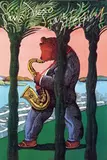 Milton Glaser, San Diego Jazz Festival, 1984, poster