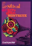 Roger Bornand, festival de Jazz Montreux, 1968, poster