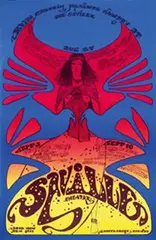 Nigel Waymouth, Saville Theater, The Jimi Hendrix Experience a.o., 1967, poster