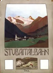 Hans J. Weber, Stubaital-Bahn Tyrol, poster