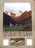 Hans J. Weber, Stubaital-Bahn Tyrol, poster