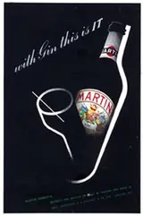 Hans Schleger, Martini with Gin this is IT, poster