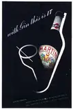 Hans Schleger, Martini with Gin this is IT, poster