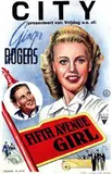 Joop v.d. Berg, Movie: Ginger Rogers in "Fifth Avenue Girl", 1940, poster