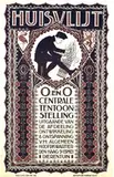 Anton Kurvers, Huisvlijt Centrale Tentoonstelling Den Haag, 1917, poster