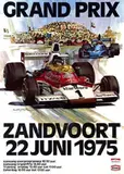 Michael Turner, Grand Prix Zandvoort, 1975, poster
