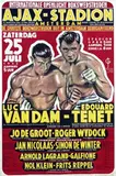 Reclame Bureau J. Gijseels Jr., Bokswedstrijd Ajax-Stadion Luc van Dam-Edouard Tenet, 1942, poster