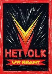 Walter, Het volk uw krant, poster