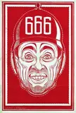 Christiaan J.J. Lebeau, 666, poster, woodcut