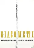 Herbert Matter, Kunsthalle Basel Giacometti, poster