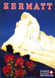 Erich Hermes, Zermatt, 1938, poster
