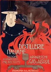 Leopoldo Metlicovitz, Distillerie Italiane, poster