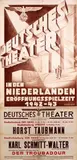 Rufer-Sack, Deutsches Theater Den Haag Utrecht, 1942, poster