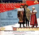 Vojteck Hynais, Národopisná V_stava (national folk songs), 1894, poster