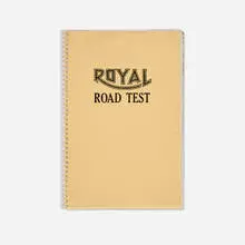 Royal Road Test by Mason Williams and Patrick Blackwell Ed Ruscha, black offset printing on 80 lb. white Prentice Gloss text paper, sold Aug 2024