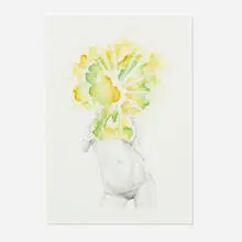 James Roper, The Ecstasy of Angel Dark, 2010, watercolor and graphite on paper