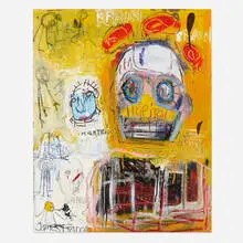 James Franco, Hopital, 2006, mixed media on canvas laid to board