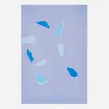 Alex Clarke, Untitled, 2015, paper collage and gouache on canvas